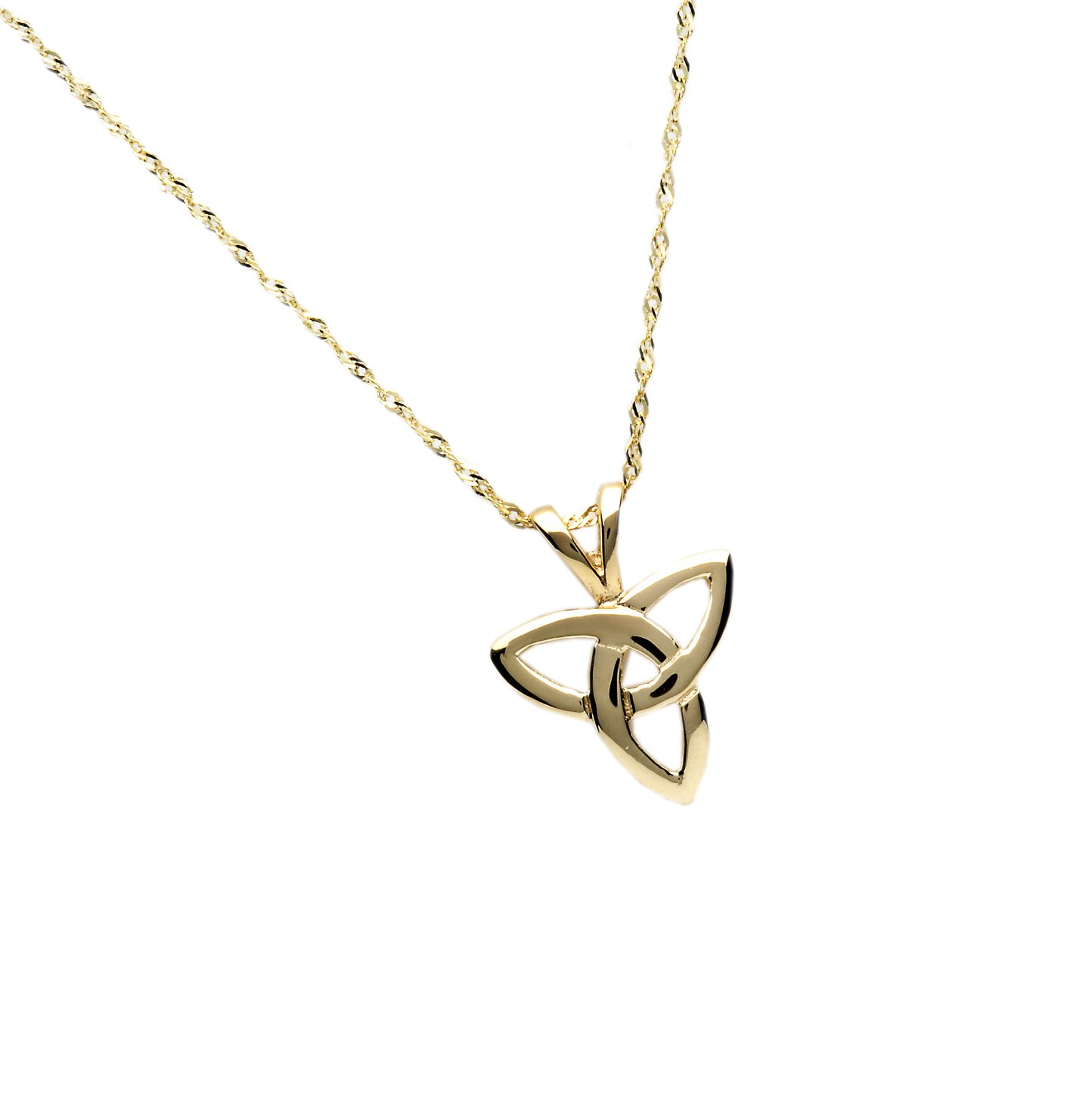 Gold Trinity Knot